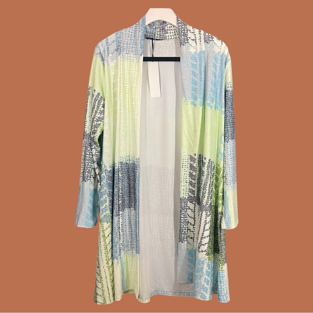 Lily by Firmiana Women’s Pastel Multi Color Cardigan Size L